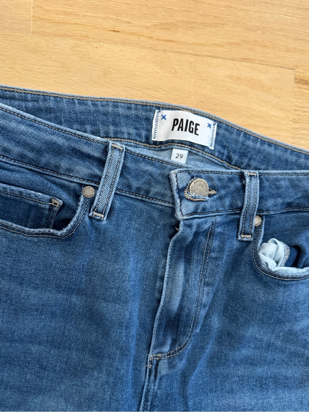 PAIGE Womens Indigo Jeans